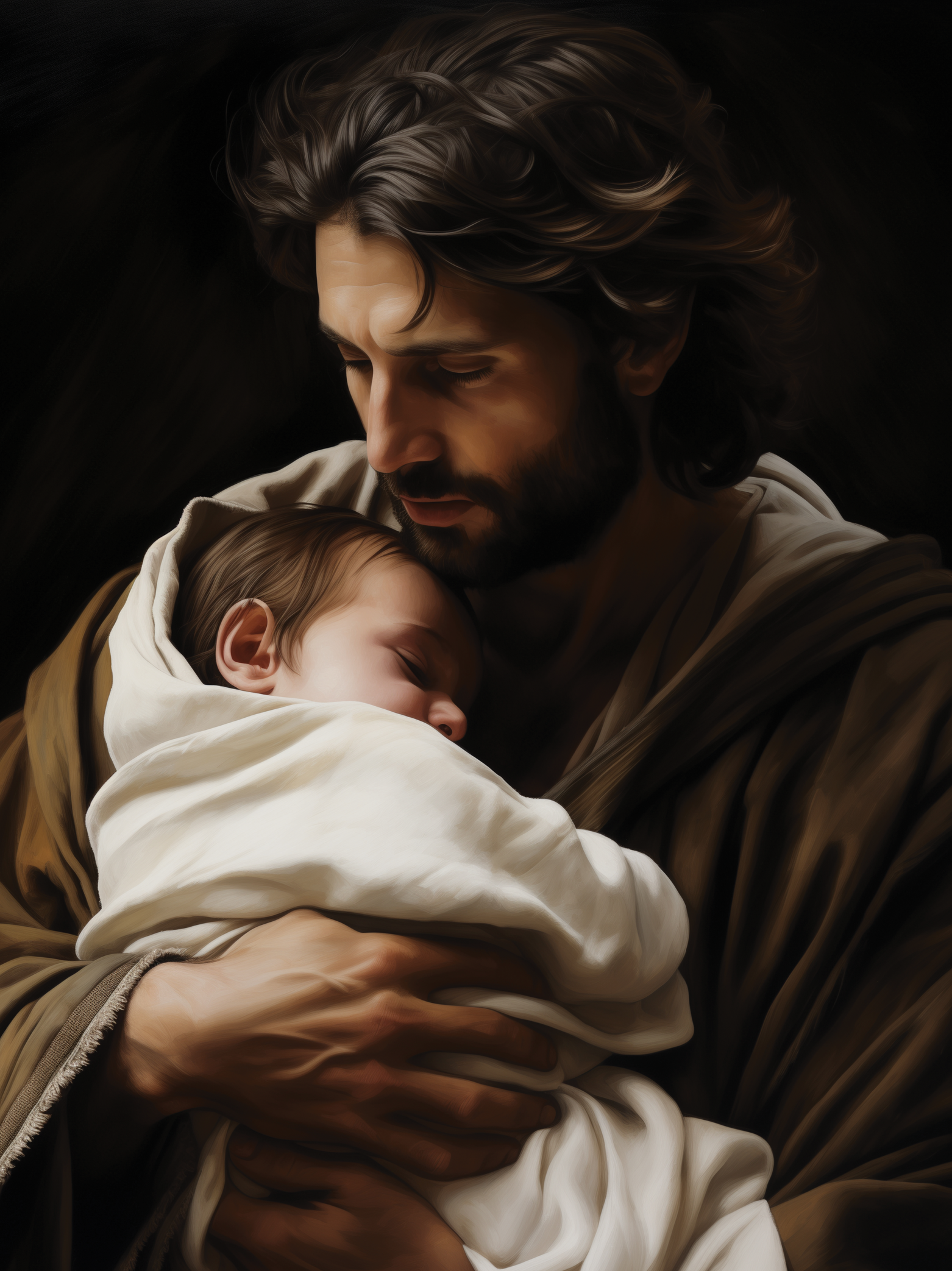 St-Joseph St Joseph holding baby Jesus